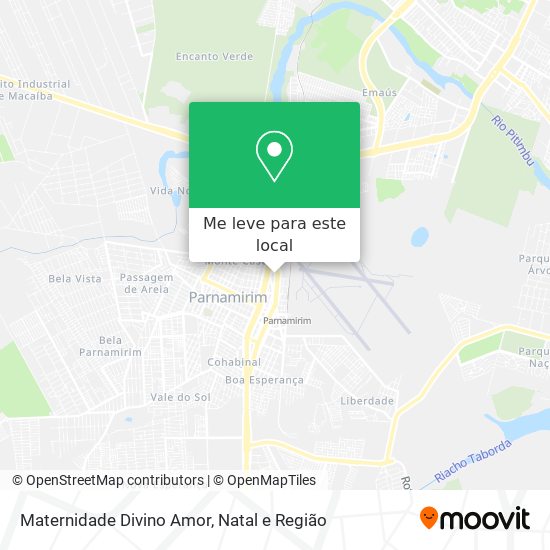 Maternidade Divino Amor mapa