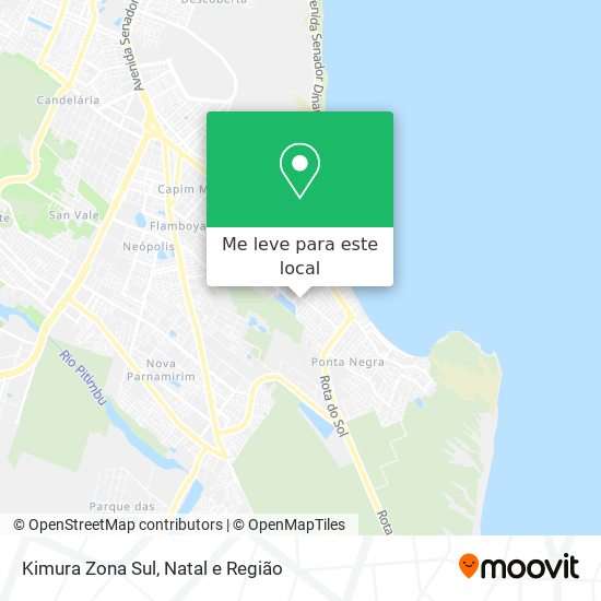 Kimura Zona Sul mapa