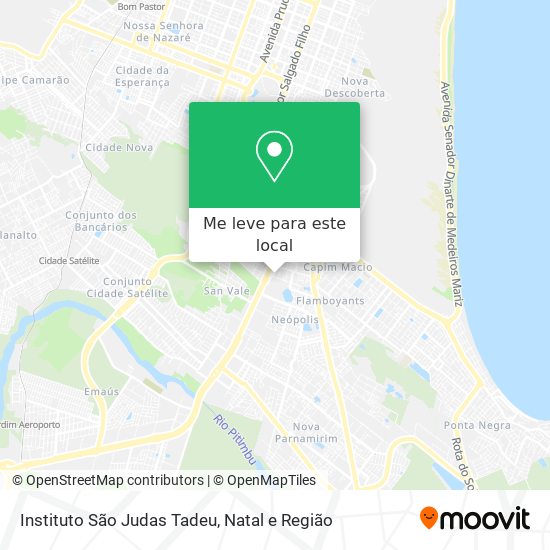 Instituto São Judas Tadeu mapa