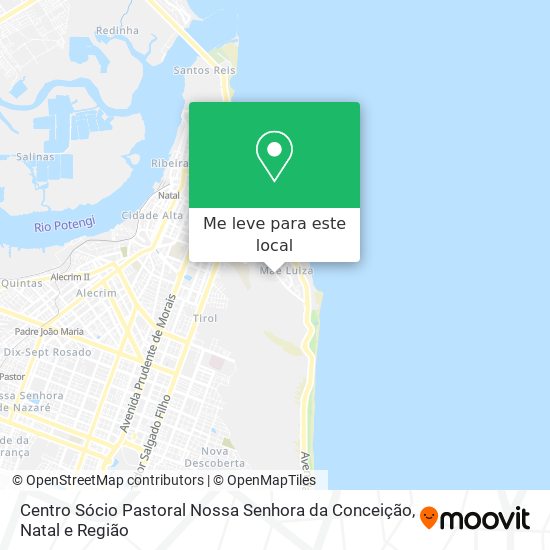Centro Sócio Pastoral Nossa Senhora da Conceição mapa