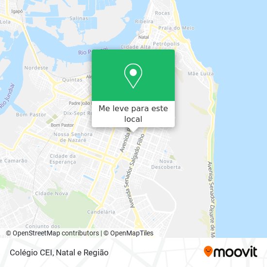 Colégio CEI mapa