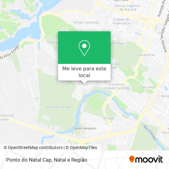 Ponto do Natal Cap mapa