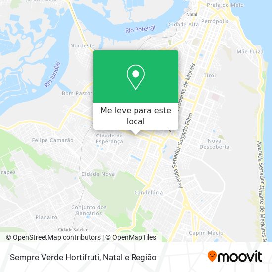 Sempre Verde Hortifruti mapa