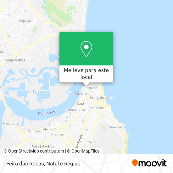 Feira das Rocas mapa