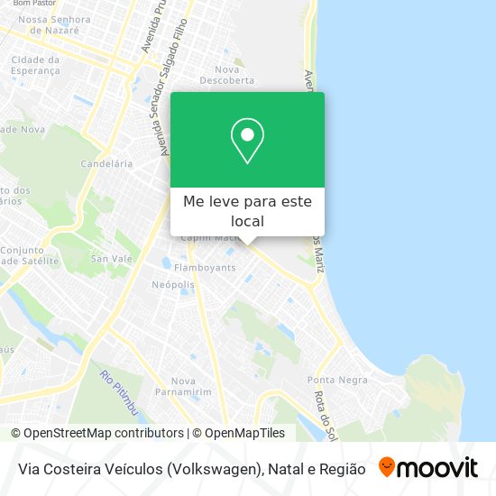 Via Costeira Veículos (Volkswagen) mapa