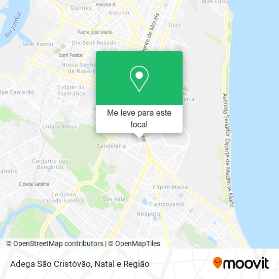 Adega São Cristóvão mapa