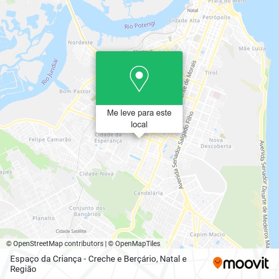 Espaço da Criança - Creche e Berçário mapa