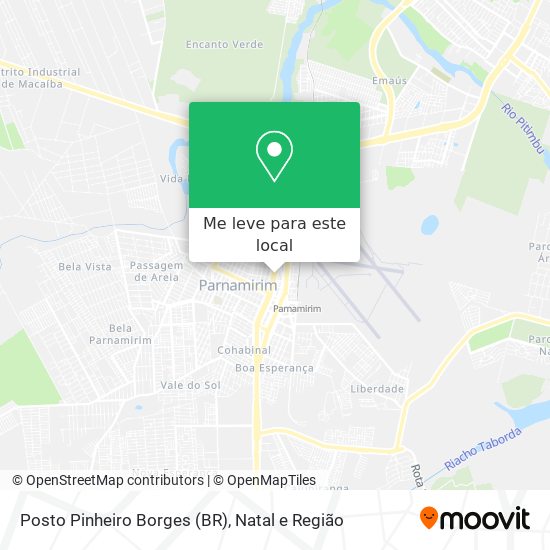 Posto Pinheiro Borges (BR) mapa