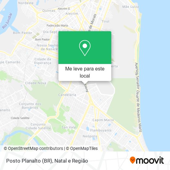 Posto Planalto (BR) mapa