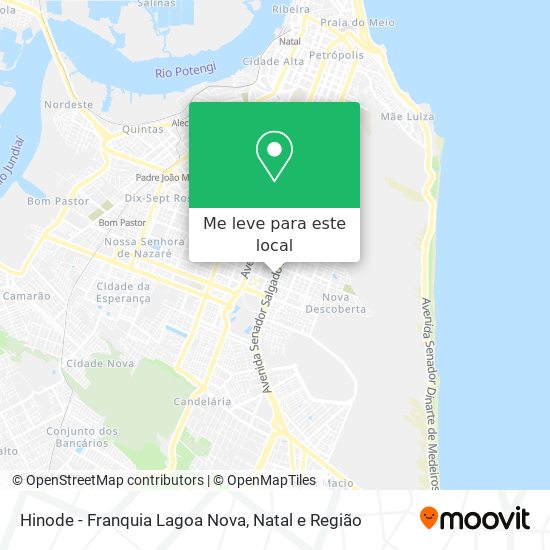 Hinode - Franquia Lagoa Nova mapa