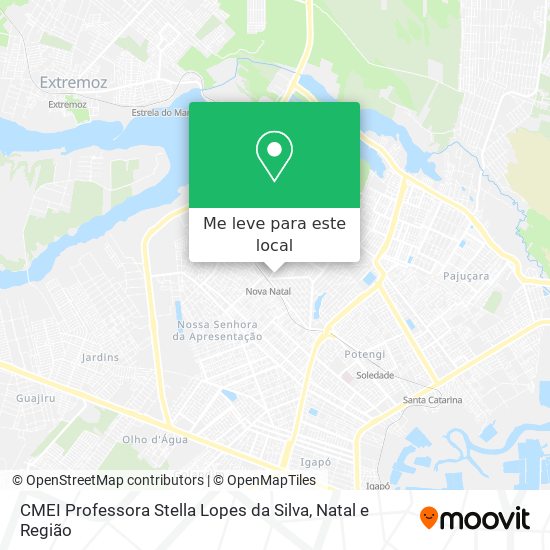 CMEI Professora Stella Lopes da Silva mapa