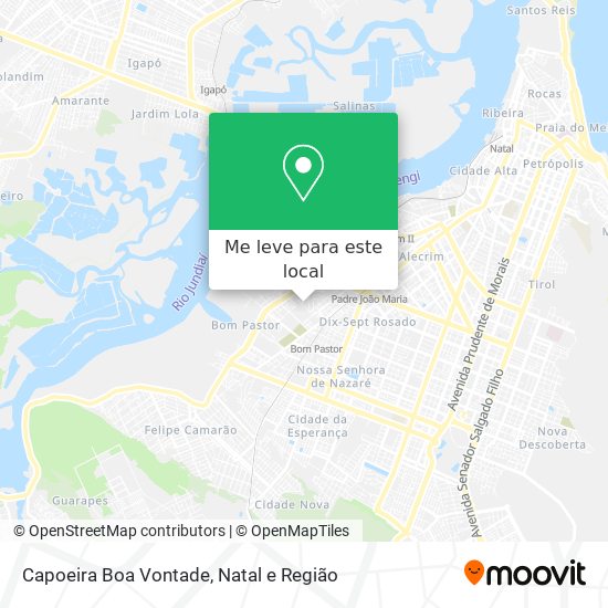 Capoeira Boa Vontade mapa