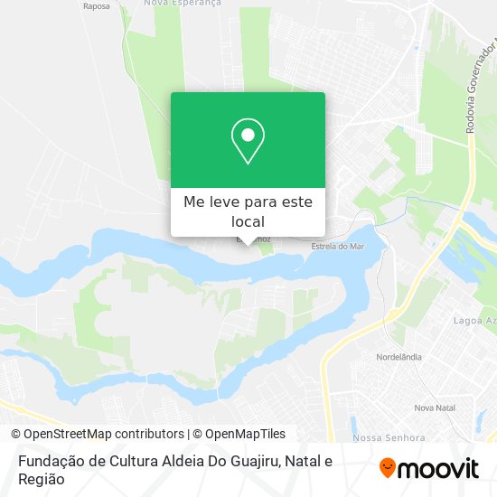 Fundação de Cultura Aldeia Do Guajiru mapa