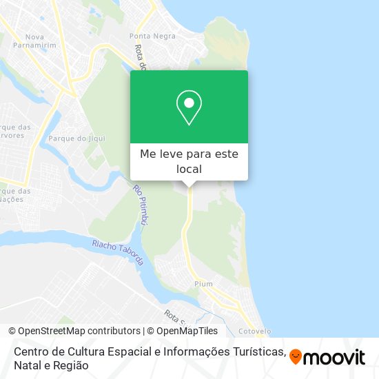 Centro de Cultura Espacial e Informações Turísticas mapa