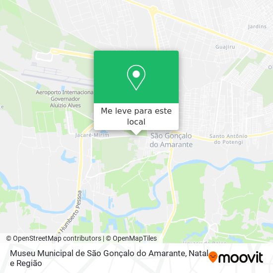Museu Municipal de São Gonçalo do Amarante mapa