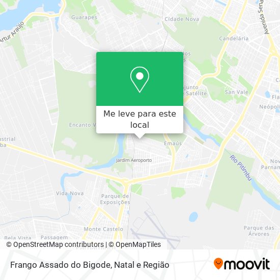 Frango Assado do Bigode mapa
