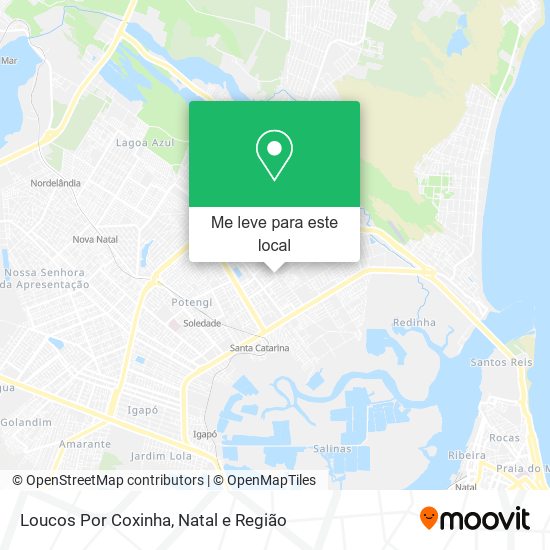 Loucos Por Coxinha mapa