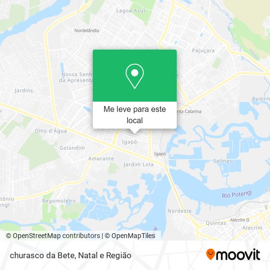 churasco da Bete mapa