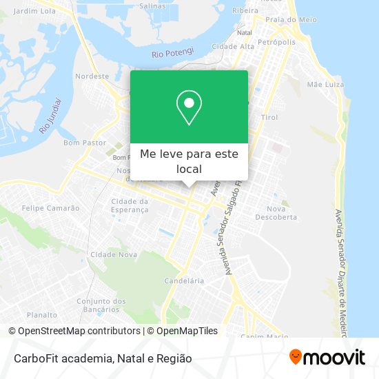 CarboFit academia mapa