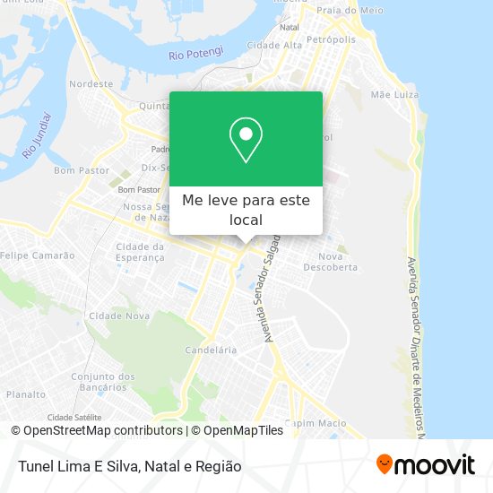 Tunel Lima E Silva mapa