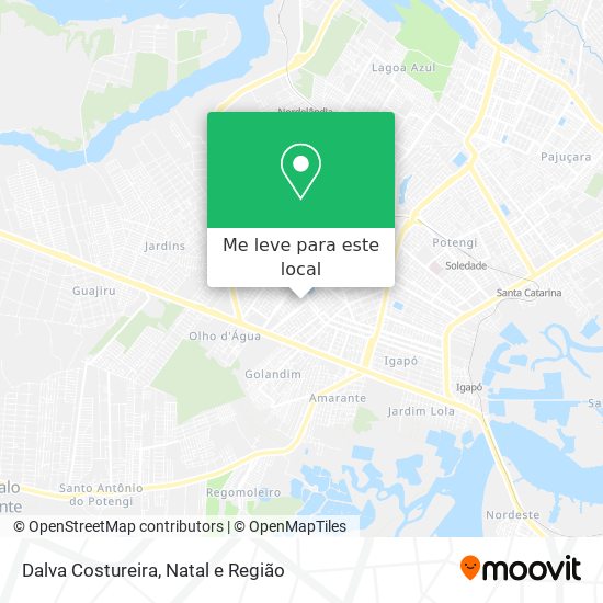 Dalva Costureira mapa