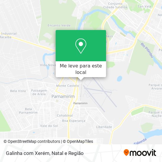 Galinha com Xerém mapa