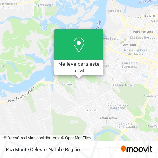 Rua Monte Celeste mapa