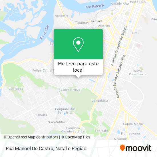 Rua Manoel De Castro mapa