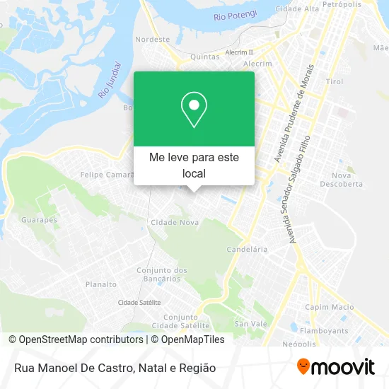 Rua Manoel De Castro mapa