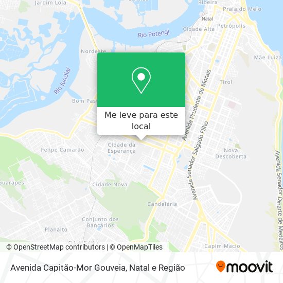 Avenida Capitão-Mor Gouveia mapa