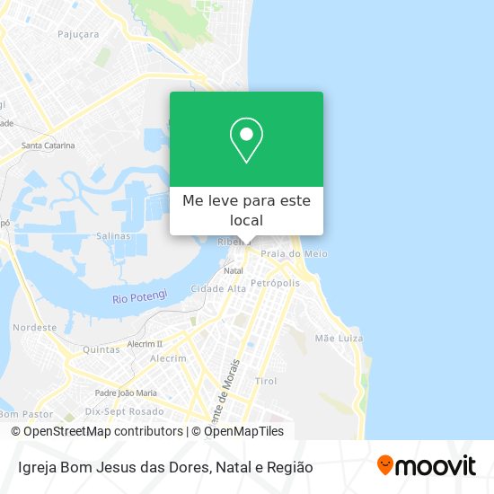 Igreja Bom Jesus das Dores mapa