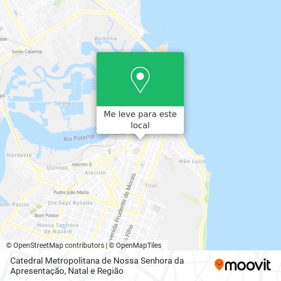 Catedral Metropolitana de Nossa Senhora da Apresentação mapa