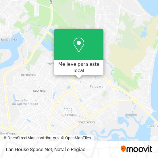 Lan House Space Net mapa