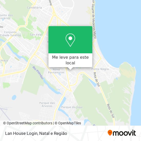Lan House Login mapa