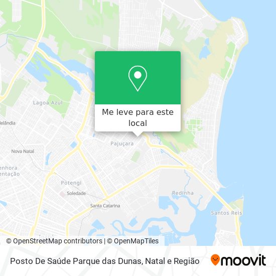 Posto De Saúde Parque das Dunas mapa