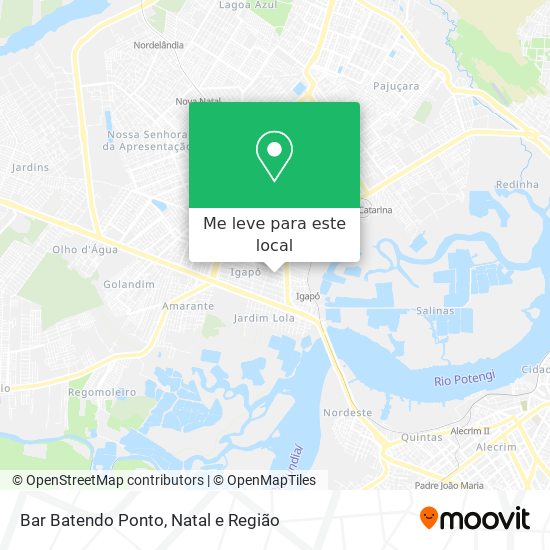Bar Batendo Ponto mapa