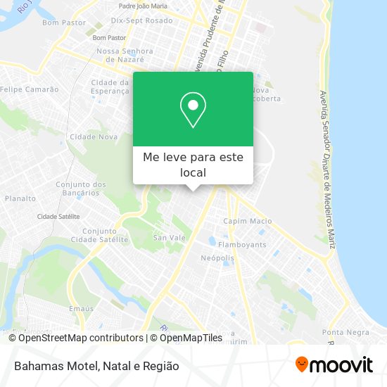 Bahamas Motel mapa