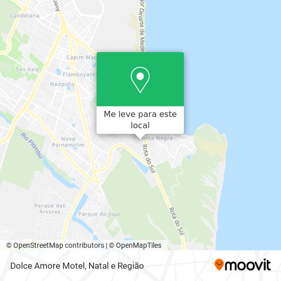 Como chegar até Dolce Amore Motel em Ponta Negra de Ônibus?
