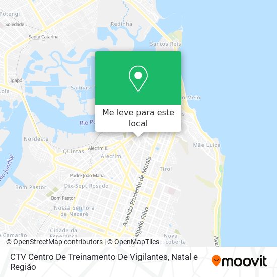 CTV Centro De Treinamento De Vigilantes mapa