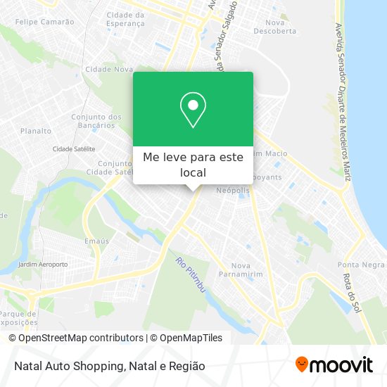 Natal Auto Shopping mapa