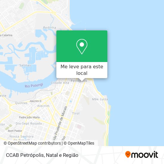 CCAB Petrópolis mapa