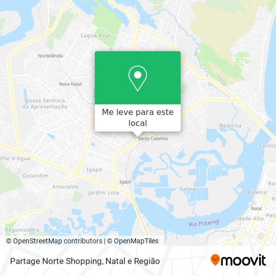 Partage Norte Shopping mapa