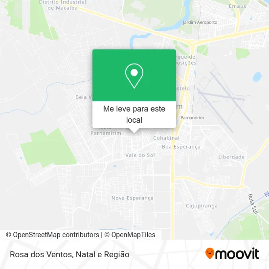 Rosa dos Ventos mapa