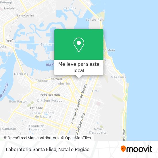 Laboratório Santa Elisa mapa