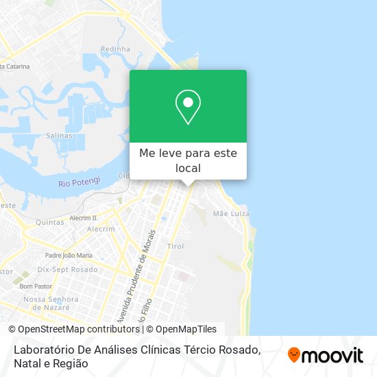 Laboratório De Análises Clínicas Tércio Rosado mapa