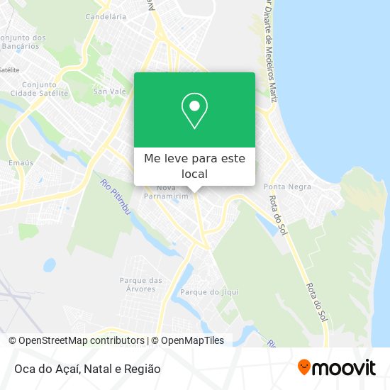Oca do Açaí mapa