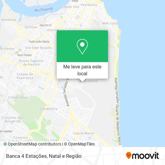 Banca 4 Estações mapa