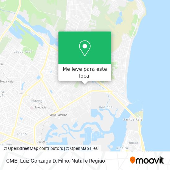CMEI Luiz Gonzaga D. Filho mapa