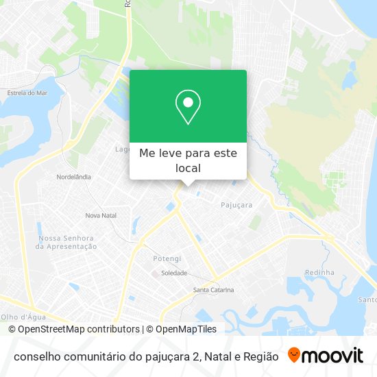 conselho comunitário do pajuçara 2 mapa
