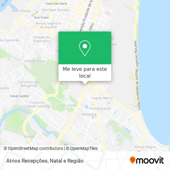 Átrios Recepções mapa